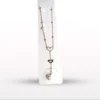 Gold Heart & Pearl Pendant Necklace – Elegant Women’s Fashion Jewelry